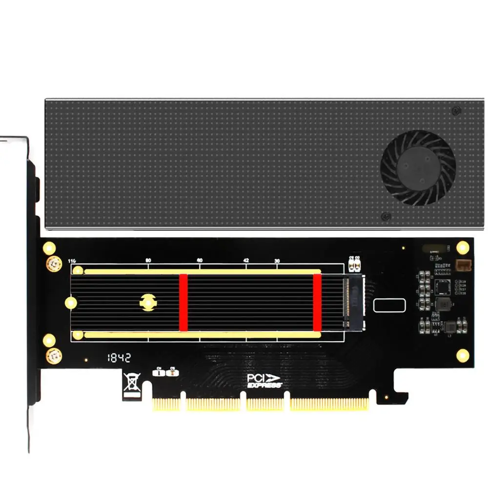 JEYI SK8-NEW NVME карта расширения M.2 NVME радиатор NVME к PCIE3.0 GEN3 M3(SK8+ N110 радиатор)(новая высота SK8-half