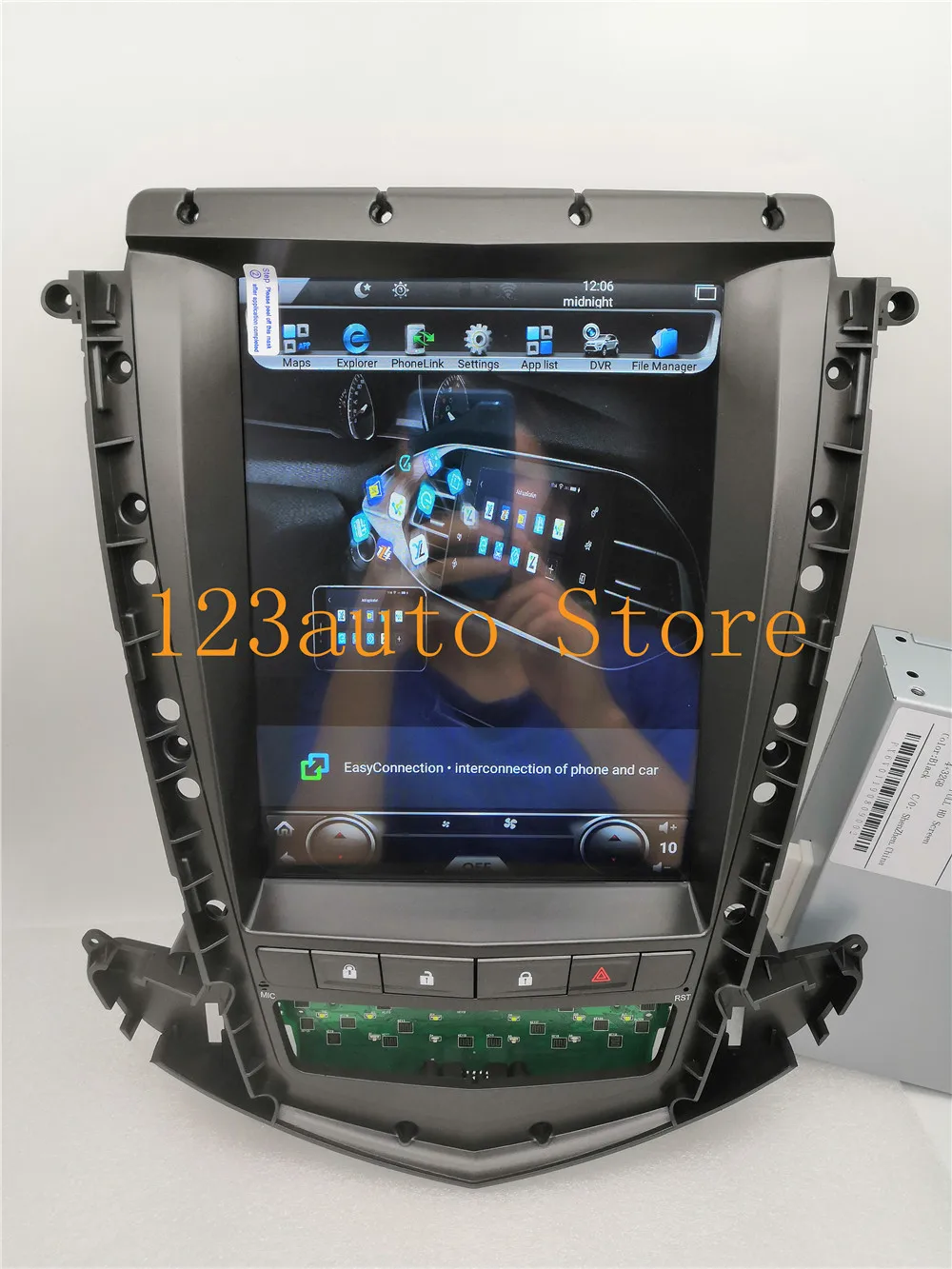 10,4 ''Tesla стиль Android 8,1 автомобильный DVD gps плеер Радио Навигация для Cadillac SRX 2009 2010 2011 2012 PX6 CARPLAY ips стерео