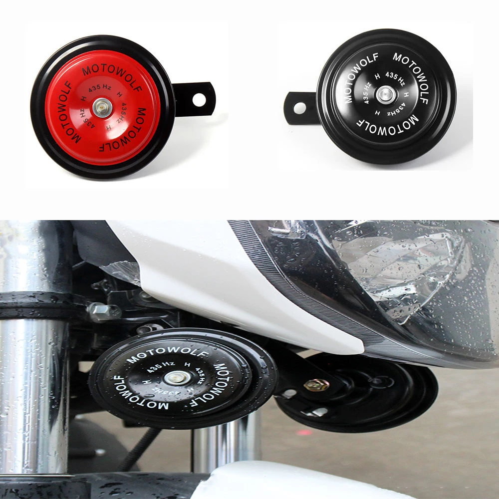 Motorcycle Horn Loud Universal Waterproof Electric Horn 12V 335db Moto