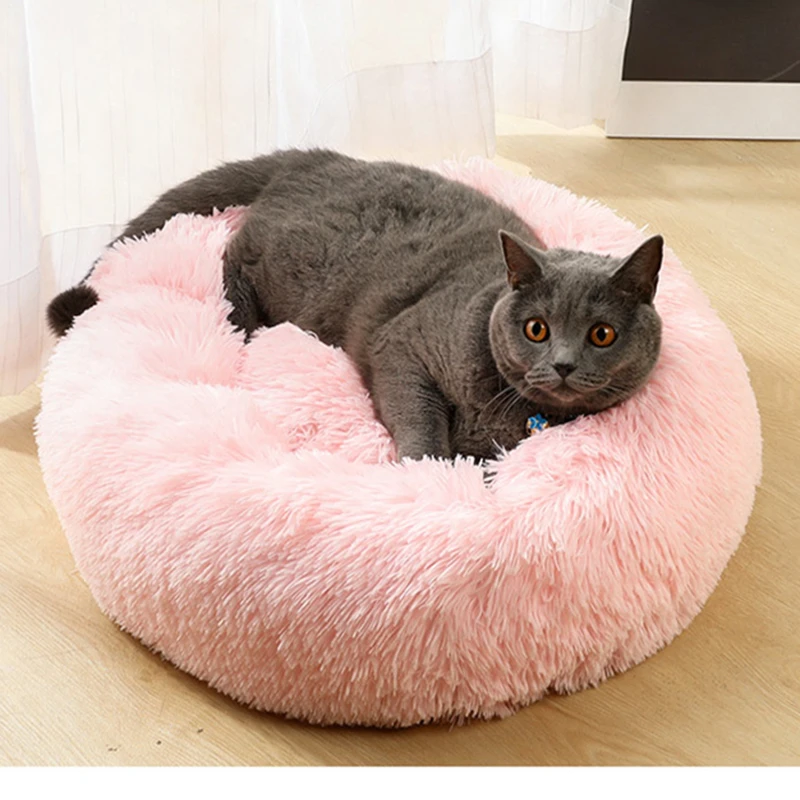 Dog Bed Long Plush Dounts Beds Calming Bed Hondenmand Pet Kennel Super Soft Fluffy for Large Dog / Cat House Dog Basket Pet Bed Dog Bed Long Plush Dounts Beds Calming Bed Hondenmand Pet Kennel Super Soft Fluffy for Large Dog / Cat House Dog Basket Pet Bed