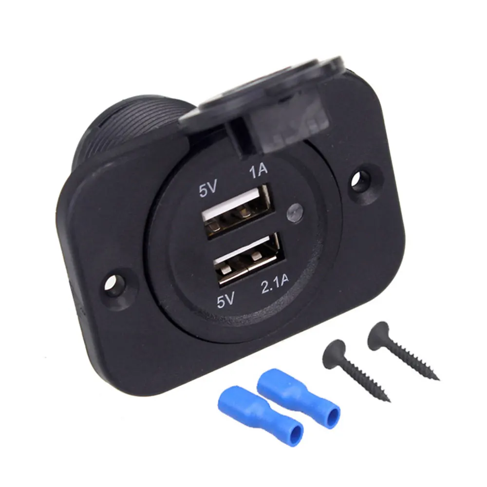 ABS автомобильный адаптер автомобильное USB зарядное устройство автомобиля поворотное автомобильное зарядное устройство для водонепроницаемого