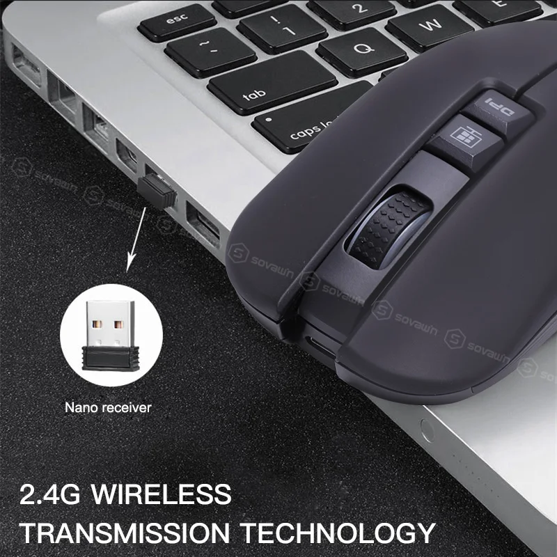 M600 мышь беспроводная Бесшумная перезаряжаемая USB 2,4G игровая мышь RGB Профессиональный геймер PC Mause для видеоигр для компьютера ноутбука