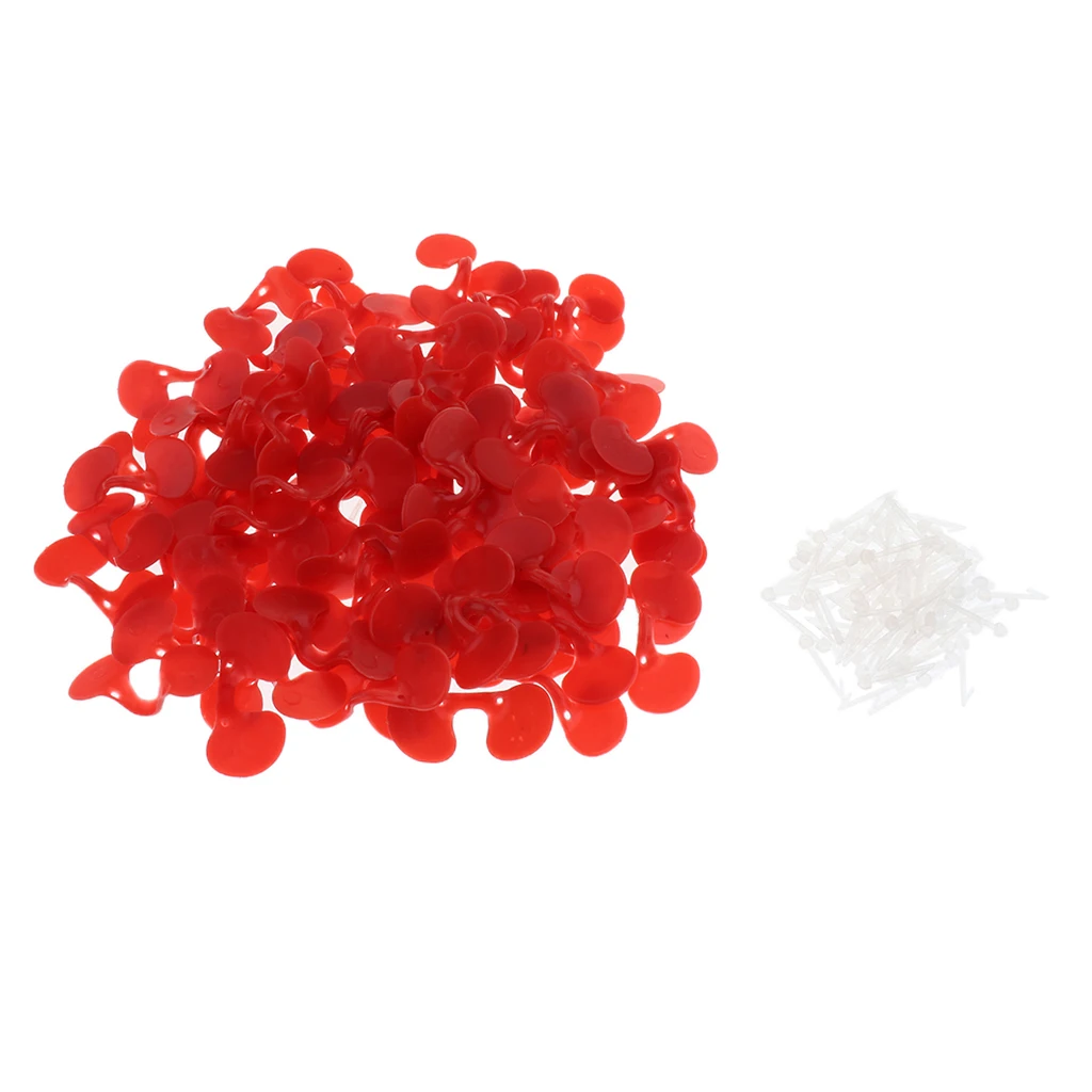 100 Pcs Chicken Pinless Peepers Poultry Glasses Blinders Anti-Pecking Tool