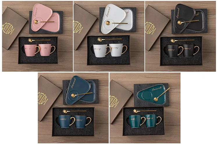 Tasse à Café En Céramique Avec Cuillère | Élégant Design | Fiolla Home