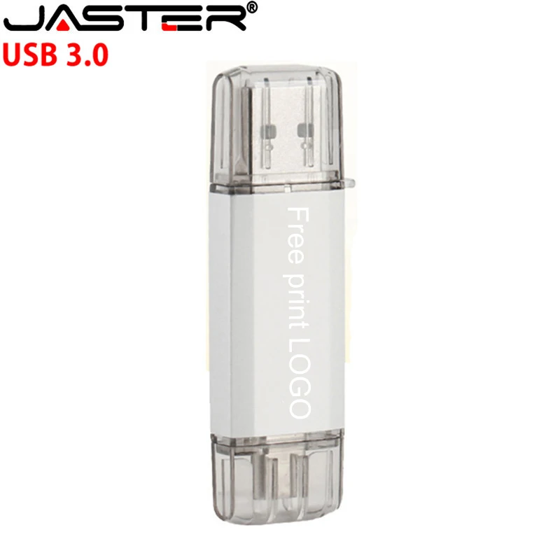 USB Type C Горячая Распродажа JASTER OTG флеш накопитель 64 ГБ 32 16 8 4 флешка 3 0 Флешка для