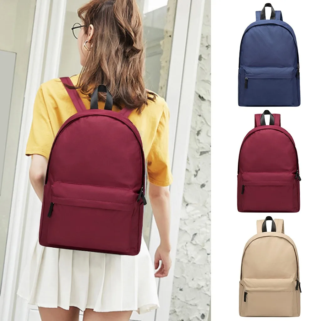 black canvas backpack women's