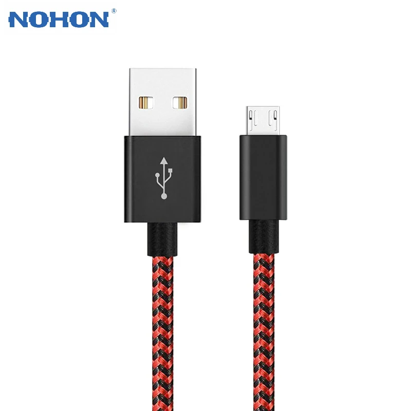 Nohon USB кабель для iPhone 11 Pro Max XS type C Micro USB кабель для быстрой зарядки для Lightning Кабель для передачи данных для Android 1 м 2 м 3 м