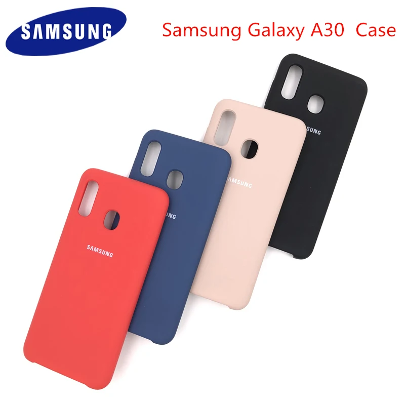 

Original Samsung Galaxy A20/A30 Silicone Cover Soft Silky Cover For Samsung Galaxy A 30 A205F A20E A20F Back Protection Case