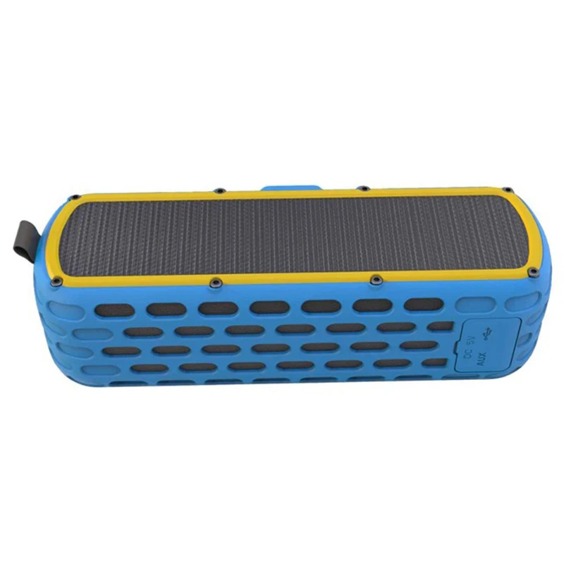 2500Mah Portable Solar Wireless 4.0 Bluetooth Speaker 9W Waterproof Hifi Speaker for Outdoors Climbing Cycling with Mic