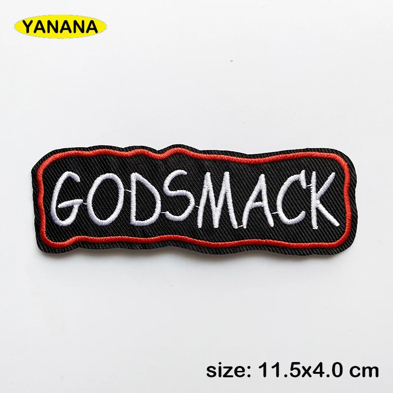 BAND ROCK MUSIC Iron On Patches Cloth Mend Decorate Clothes Apparel Sewing Decoration Applique Badges Heavy Metal