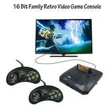 Console de jeux vidéo 16 bit, avec sortie AV et commutateur de mode américain et Japonais, poignées d'origine russes, 300, 500, 600 jeux classiques inclus