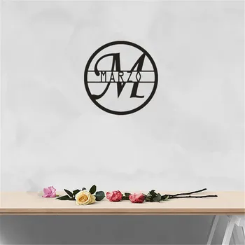 

Custom Name Wedding Party Wall Hanging Gifts Personalized Couples Marriage Event Accessory Name Sign Hanging Wedding Gift Suppyl