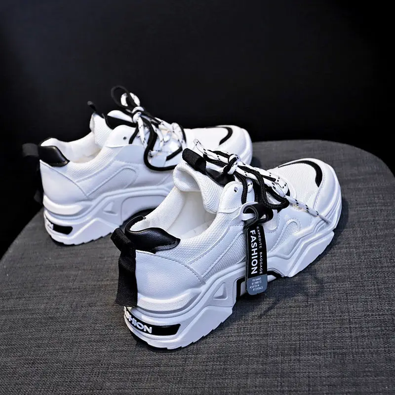 

INS Dad Shoes Student Korean-style Versatile Harajuku Wind Autumn WOMEN'S Shoes 2019 New Style chao wang Red Sports Shoe