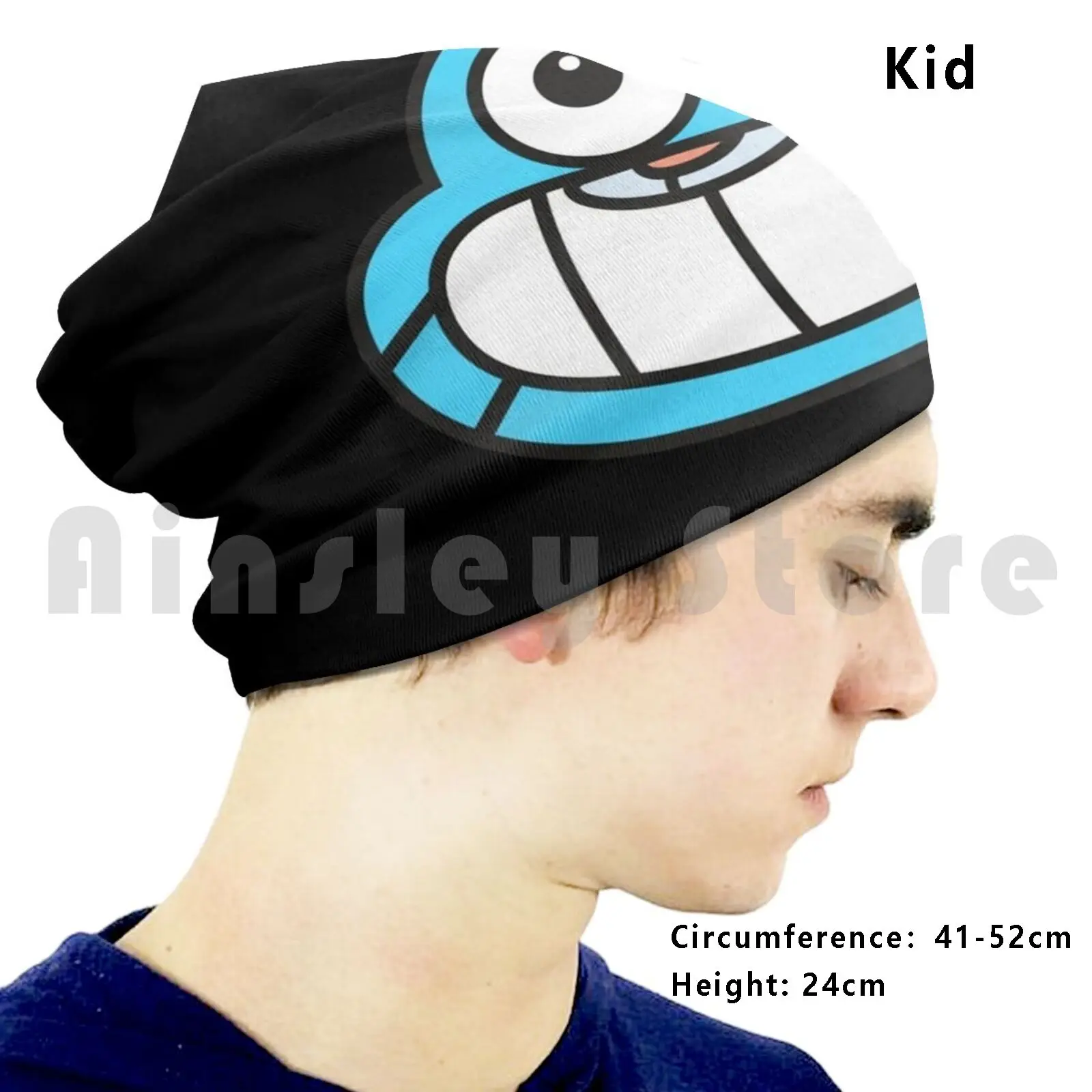 Gumball-Bonnet confortable pour garçon et adolescent, pull motif visage,  école - AliExpress