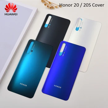 

Original Battery Cover Honor 20 Back Glass Panel Rear Door Housing Case For HUAWEI Honor20 Battery Cover & Glue