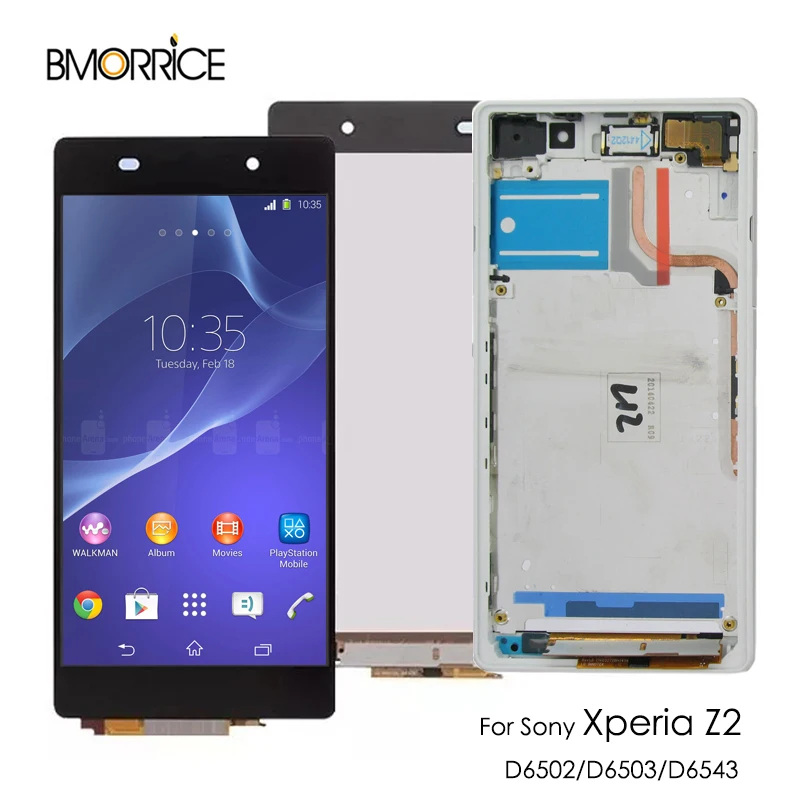 5 0 ''ЖК-дисплей для Sony Xperia Z2 L50W D6502 D6503 TFT сенсорный экран дигитайзер сборка