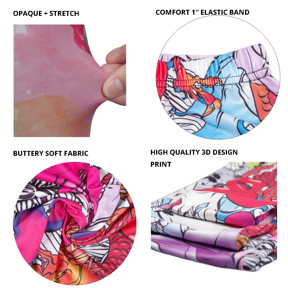 sugar skull printed leggings for women (1)