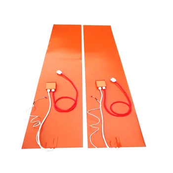 

230v 2000w 350*1900*1.5mm Silicone Rubber Ski Press Heater digital thermostat on wire 1500mm lead wire out from middle of short