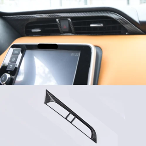 

Подходит для Nissan Kicks 2017-2018 стильная консоль из углеродного волокна средняя отделка вентиляционного отверстия