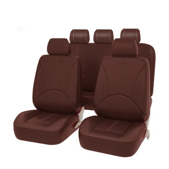 

2/5 Seats Black Brown Car Seat Covers Interior Accessories Universal Auto Interior Styling Decoration Protector Car Seat Cover