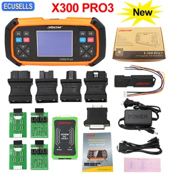 

OBDSTAR X300 Pro3 Key Programmer with Immobiliser + Odometer Adjustment + EEPROM/PIC + OBDII Function X 300 Pro 3 Update Online