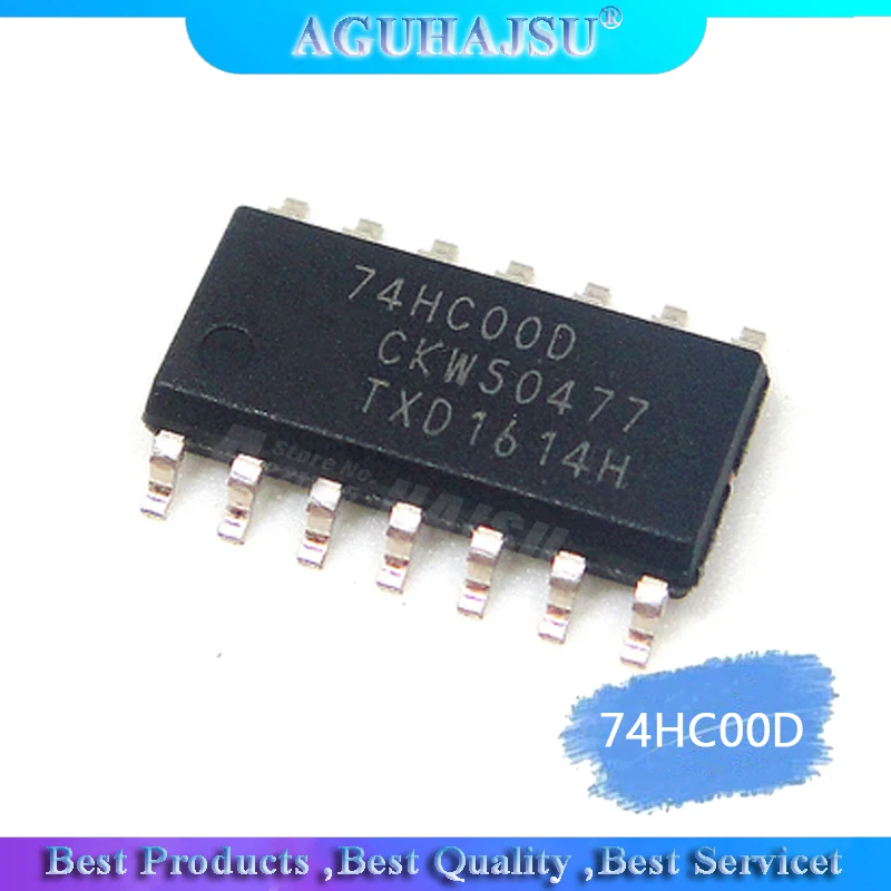 20 шт. 74HC00D SOP14 74HC00 SOP SN74HC00DR SN74HC00 SMD новый логический чип NAND gate 2 Вход | Электронные