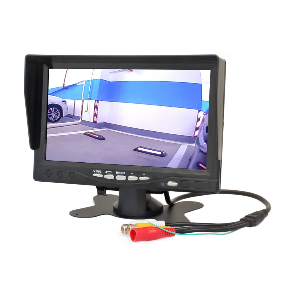 DIYKIT 7 дюймов HD TFT LCD Автомобильный Монитор дисплей задний вид автомобиля монитор
