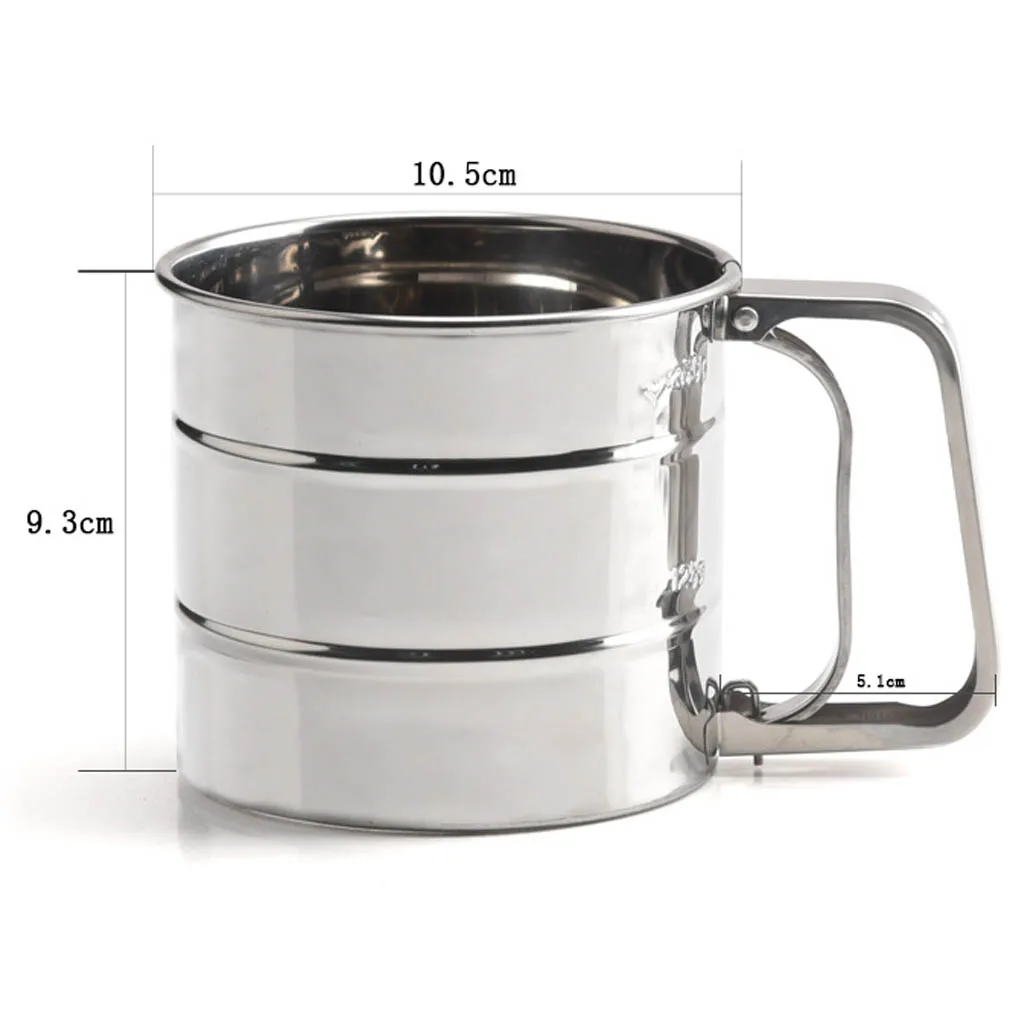 Сито для муки из нержавеющей стали 1 шт.|Принадлежности выпечки| |