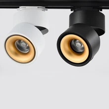COB 7W 12W 15W Led Track light lamp Ceiling Rail Track lamp lights Spot lights led 220v 110v for shop clothing Store Home
