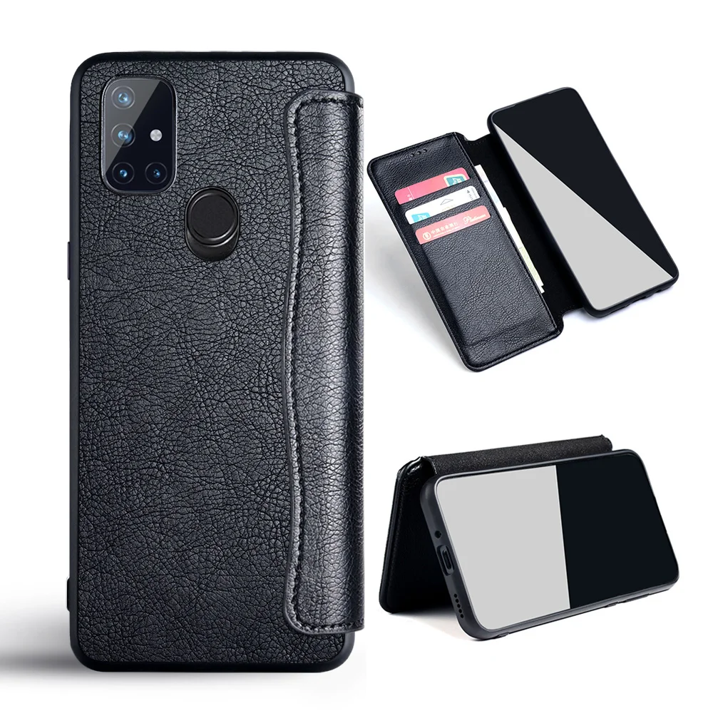Custodia Per Oneplus 7 8 7T 8T Pro Oneplus Nord Z N10 N100 Custodia Flip Cover Pelle Senza Magnete Per Oneplus 8T 7T 7 8 Pro Custodia Funda