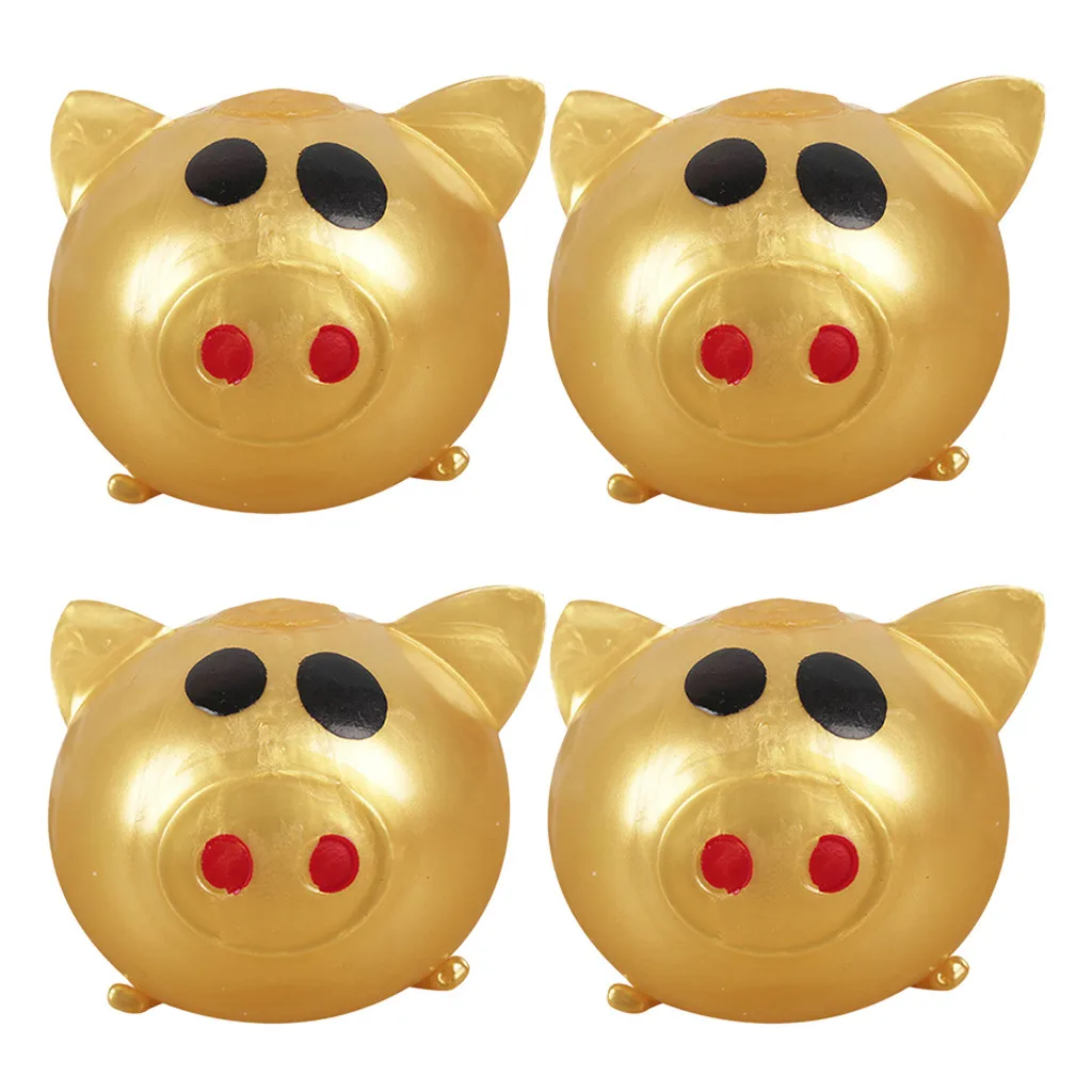 Детские игрушки 4 шт. Jello Pig милый антистресс Splat водный мяч-свинка вентиляционная игрушка вентиляционная липкая свинья игрушки для детей Рождественский подарок