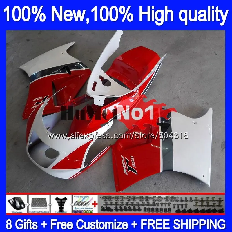 Корпус для SUZUKI RGV250 SAPC VJ22 RGV-250 VJ21 41MC. 68 всю 22 RGV 250 1992 1993 1994 1995 1996 92 93 94 95 96 белые, красные обтекатели