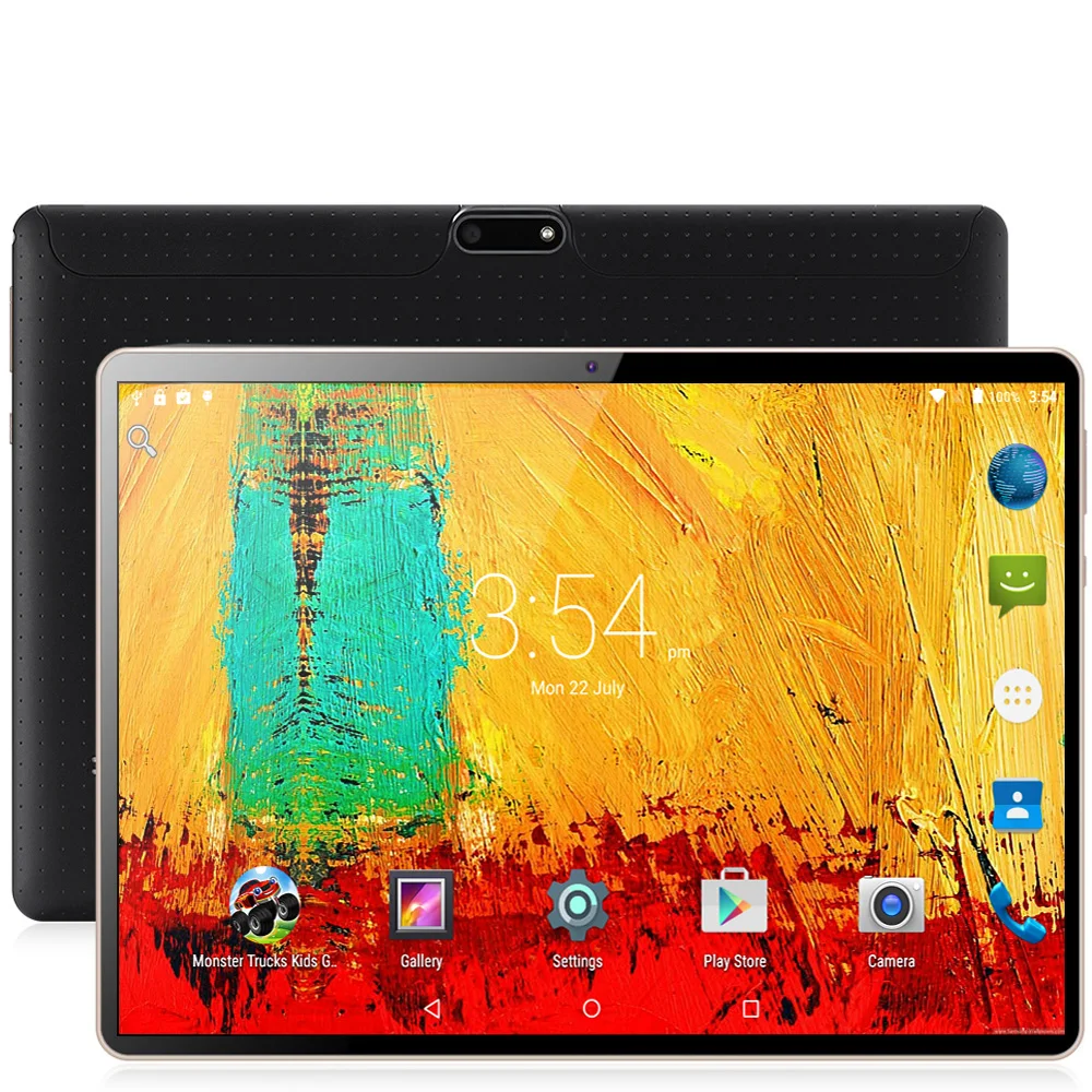 Nuevo 10,1 pulgadas 3g LTE Tableta Восьмиядерный Android 8,0 4 Гб ОЗУ 32 Гб ПЗУ Dual SIM tarjetas 800*1280 дюйм/сек, GPS Планшетный ПК