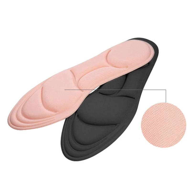 4D флок пены памяти orthotic стелька супинатор ортопедический стельки для обуви плоские Ноги Уход подошва обуви ортопедические подушки