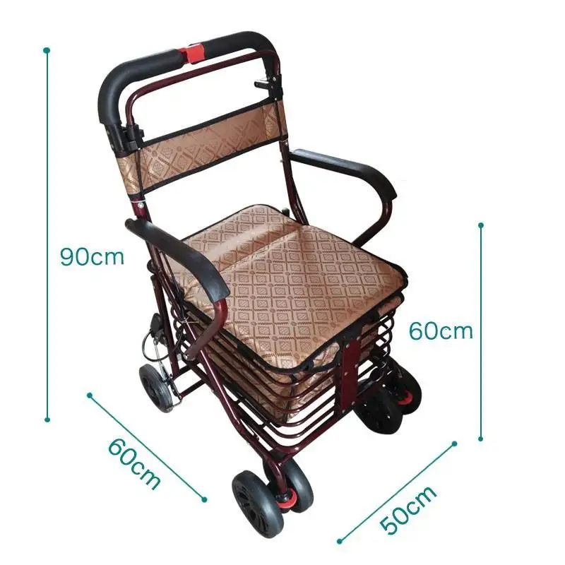 Carro хранение Rolling Carrito piegevole Carrello Cucina Mesa Cocina кухонный стол колесница Roulant Тележка для покупок - Цвет: Version T