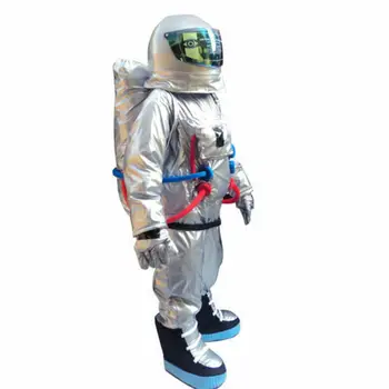 

New Cute Spaceman Mascot Costume Astronaut Halloween Fancy Party Adult Size Dress Cosplay Birthday Gifts