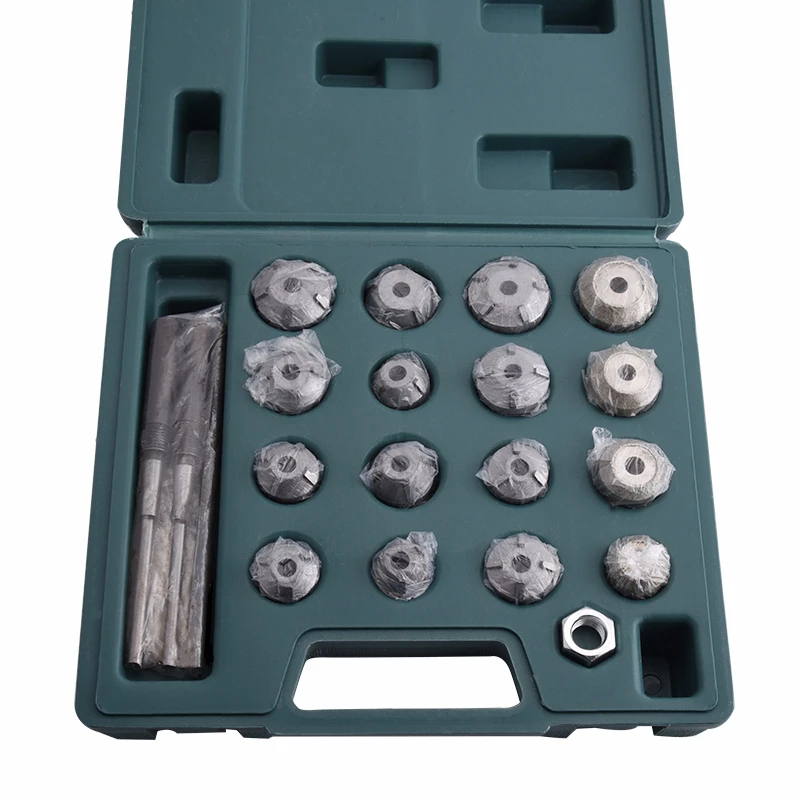 Valve Seat Reamer Motorcycle Valve Repair Displacement Cutters Valve Tool Set H