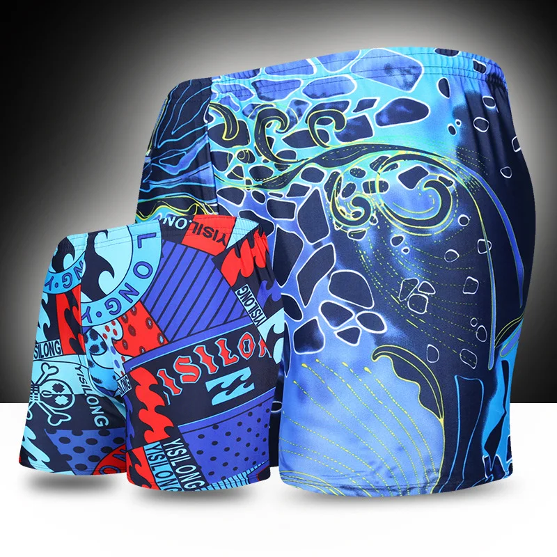 

[300 Wearable] Plus-sized Menswear Swimming Trunks Quick-Dry Beach Shorts Adult Boxer Shorts Yk202137