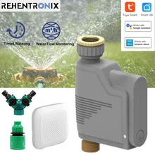 Válvula de agua con WiFi, temporizador de riego automático, Control de volumen de riego inteligente, sistema de riego circulante, Sprinker inteligente