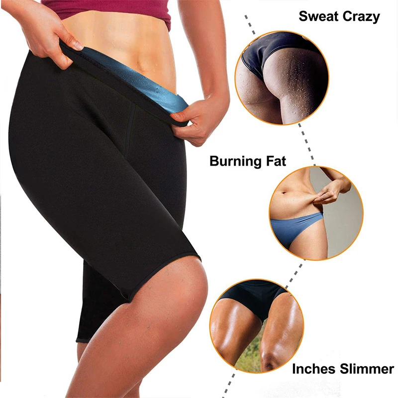 Women Body Shaper Sweat Sauna Pants Leggings Weight Loss Shapewear Sports  Shorts Workout Underwear Fat Burning Slimming Panty - AliExpress