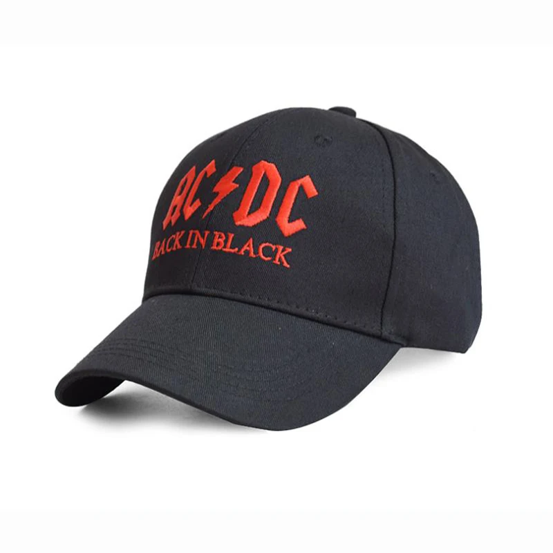 New High Quality Fashion Embroidery Ac/dc Men Women Rock Band Baseball ...