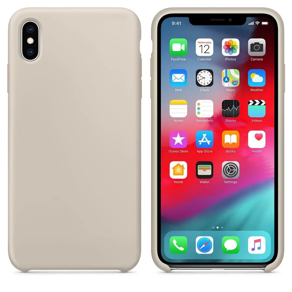 Роскошный силиконовый чехол для iPhone 7 8 Plus, чехол для Apple, чехол для iPhone 11 Pro X XS Max XR 6 6S 5 5S SE, без логотипа, чехол - Цвет: 08 Stone