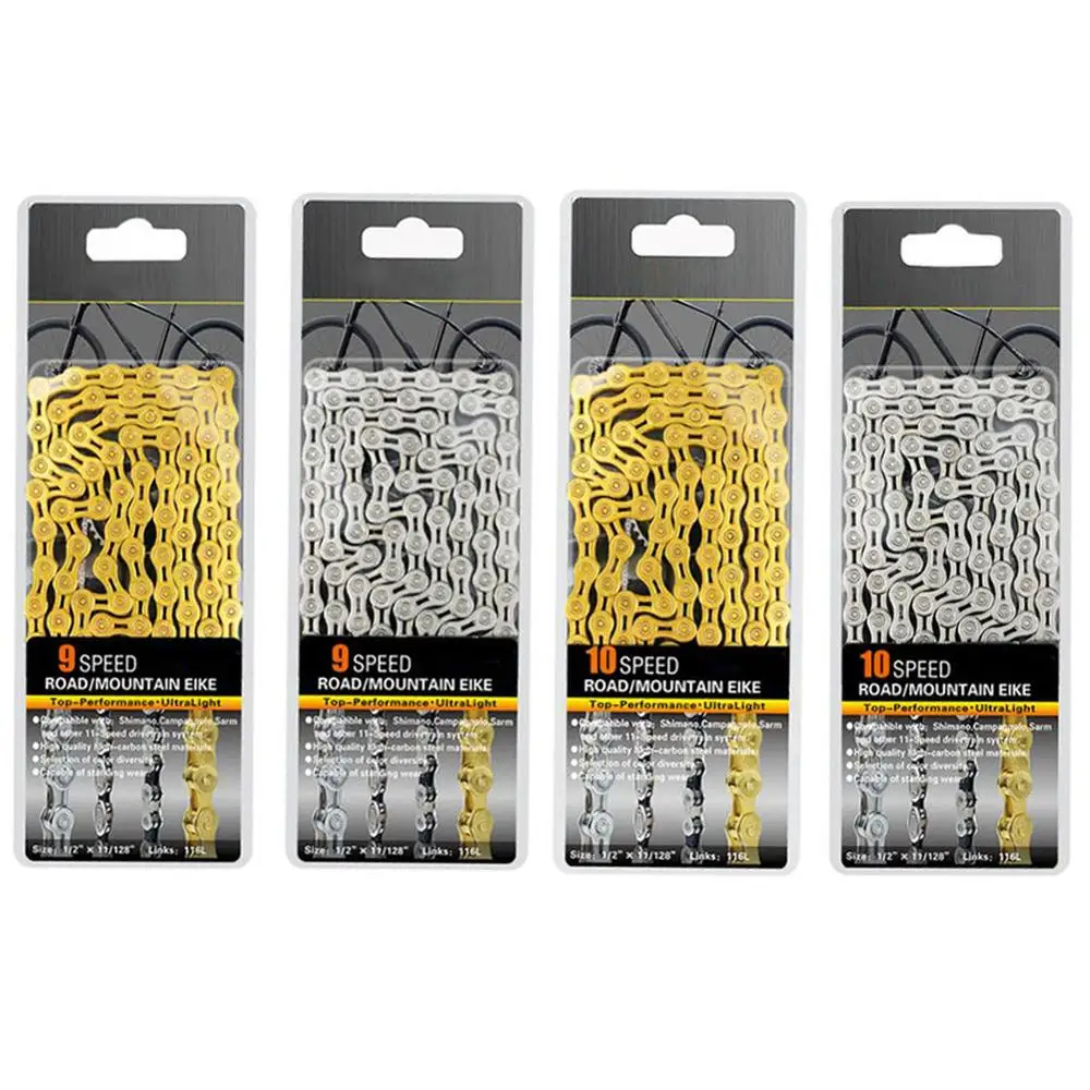 

half hollow Mountain Bike Chain 8 9 10 11 Speed MTB Bicycle Chain 116 links Wear-resisting Bicycle Chain