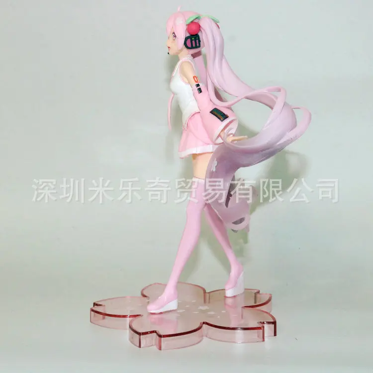 Virtual Singer Prize Figure Adorable Mother Goddess Miku Hatsune Miku Cherry Hatsune Garage Kit Model Toy Boxed