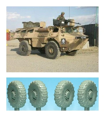 

Sagged Wheels for French VAB 6*6 1/35 Assembly model Resin parts Toys albuginea