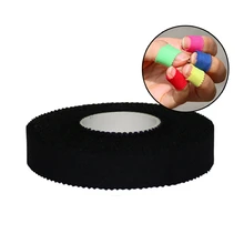 Хлопковая дышащая спортивная лента, эластичная повязка на палец, клейкая лента, самоклеющаяся, для спортзала, фитнеса, тенниса, колена, защитная муфта для мышц