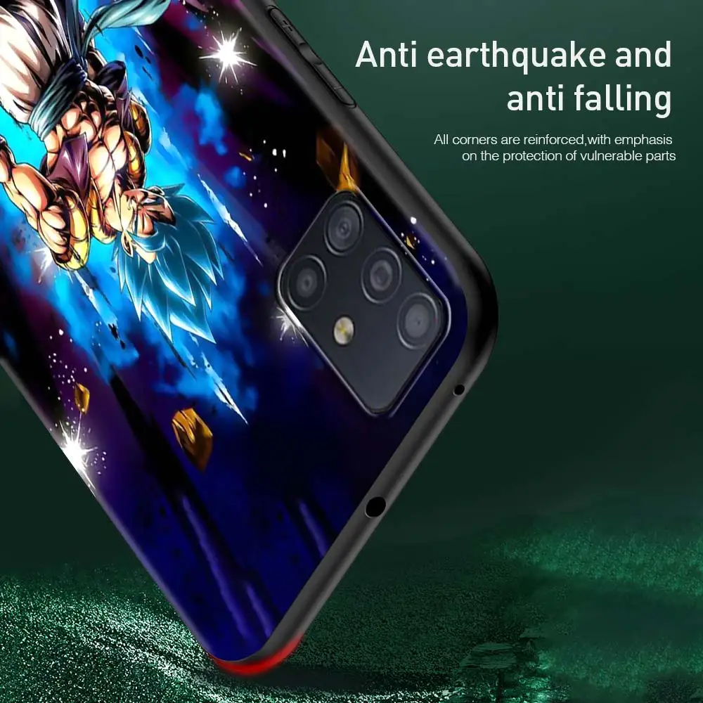 Anime Son Goku Phone Case For Samsung S20 FE S21 S10 S9 Plus S8 S10 Capa for Galaxy Note 20 Ultra 10 Lite 9 Soft Cover