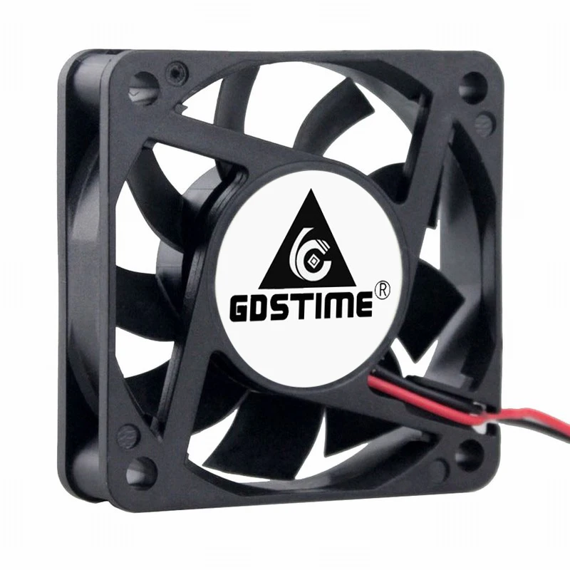 5 шт./лот Gdstime DC 12 В 2Pin 6 см 60 мм 60x60x15 мм вентилятор охлаждения компьютера кулер