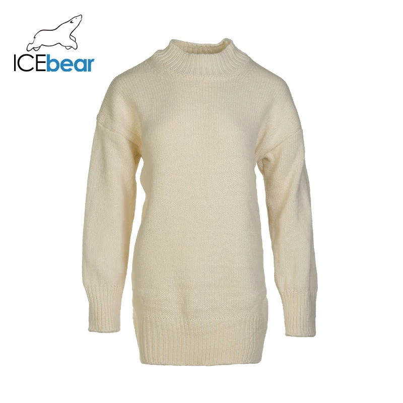 

ICEbear Knitting Sweater Pullovers Ladies Long Sleeve Tops Turtleneck Knitted Sweaters 2019 Autumn Winter NB-56