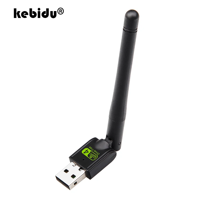 Мини Сетевая карта USB WiFi адаптер 150 Мбит/с 2dBi 4dBi Wi Fi антенна донгл 2 4G Ethernet